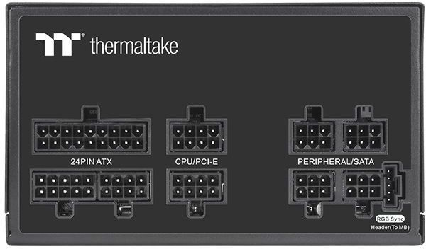 Блок питания Thermaltake ATX 650W Toughpower GF1 ARGB 80+ gold (24+4+4pin) APFC 140mm fan color LED 9xSATA Cab Manag RTL