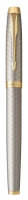Ручка перьев. Parker IM Premium F323 (CW1931684) Grey GT F сталь нержавеющая подар.кор.