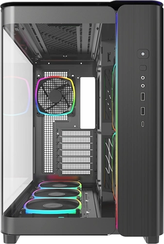 Корпус Montech King 95 Pro черный без БП ATX 7x120mm 2x140mm 2xUSB3.0 audio bott PSU