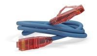 Патч-корд Hyperline PC-LPM-UTP-RJ45-RJ45-C5e-3M-LSZH-BL PC-LPM-UTP-RJ45-RJ45-C5E-3M UTP RJ-45 вил.-вилка RJ-45 кат.5E 3м синий LSZH (уп.:1шт) 24AWG