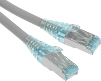 Патч-корд Hyperline PC-LPM-STP-RJ45-RJ45-C6-5M-LSZH-GY PC-LPM-STP-RJ45-RJ45-C6-5M U/FTP RJ-45 вил.-вилка RJ-45 кат.6 5м серый LSZH 26AWG