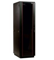 Шкаф серверный ЦМО (ШТК-М-42.8.8-1ААА-9005) напольный 42U 800x800мм пер.дв.стекл задн.дв.стал.лист 2 бок.пан. 500кг черный 655мм 123.39кг 180град. 2030мм