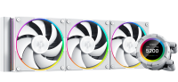 Система водяного охлаждения ID-Cooling SL360 Wh Soc-AM5/AM4/1151/1200/2066/1700 4-pin 14-30dB Al+Cu