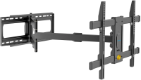 Кронштейн для телевизора Kromax DIX-30 черный 1532"-65" макс.60кг настенный поворот и наклон