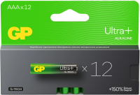 Батарея GP Ultra Plus Alkaline 24AUPA21-2CRB12 AAA (12шт) блистер