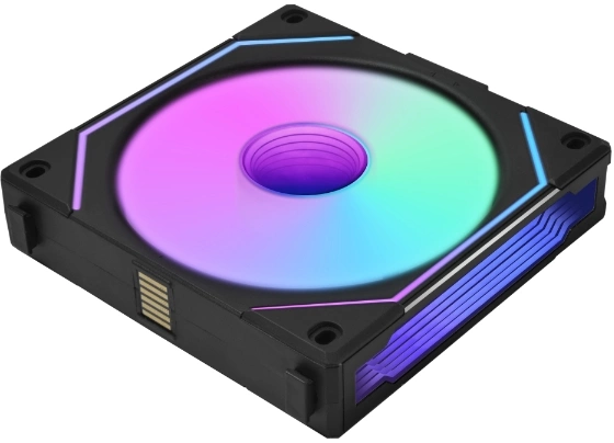 Вентилятор для корпуса Lian-Li Uni Fan SL-INF 140 Reverse ARGB 140х140x25 черный 4-pin 28дБ (G99.14RSLIN1B.00) Ret