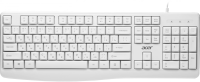 Клавиатура Acer OKW301 белый USB (ZL.KBDCC.01B)