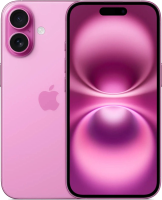 Смартфон Apple A3288 iPhone 16 128Gb розовый моноблок 3G 4G 2Sim 6.1" 1179x2556 iOS 18 48Mpix 802.11 a/b/g/n/ac/ax/be NFC GPS Protect