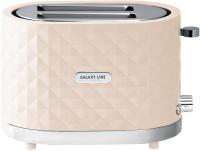 Тостер Galaxy Line GL 2912 1200Вт бежевый