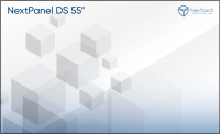 Панель NexTouch 55" NextPanel DS 55 черный LED 16:9 HDMI M/M матовая 5000:1 500cd 178гр/178гр 3840x2160 SPDIF USB 13.5кг (RUS)