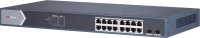 Коммутатор Hikvision DS-3E0518P-E/M 16G 2SFP 16PoE 125W неуправляемый