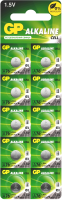 Батарея GP Alkaline A76FRA-2C10 LR44 (10шт) блистер