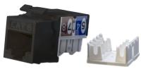 Модуль Hyperline KJ9-8P8C-C6-90-BK информ. KeystoneRJ45 1 кат.6 черн.