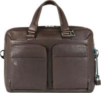 Сумка мужская Piquadro Black Square CA2849B3/TM темно-коричневый натур.кожа
