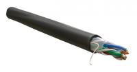 Кабель информационный WRline WR-UTP-4P-C5E-PE-BK кат.5E UTP 4 пары 24AWG PE внешний 305м черный