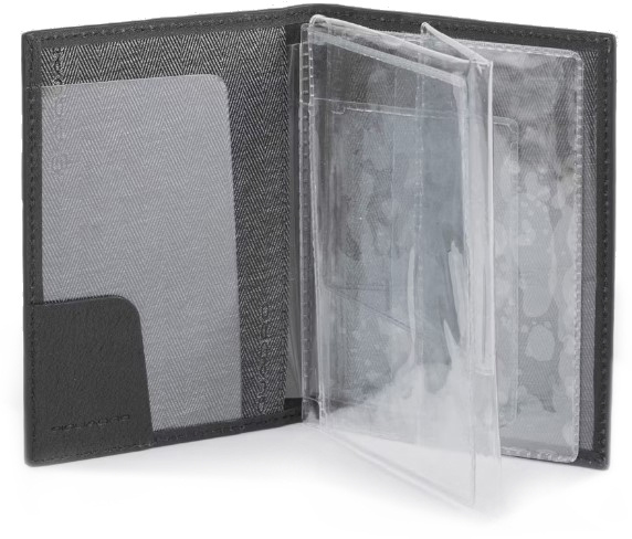 Обложка для документов Piquadro Black Square PP5256B3/N черный натур.кожа
