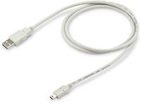 Кабель Buro USB2.0-M5P-1 USB A(m) mini USB B (m) 1м серый