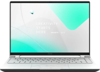 Ноутбук Gigabyte Aero 14 i7 13700H/16Gb/SSD1Tb/RTX4050 6Gb/14"/OLED/QHD+/noOS/silver