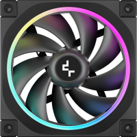 Вентилятор для корпуса Deepcool FL12 ARGB 120х120x25 черный 4-pin (R-FL12-BKAPN1-G) Ret