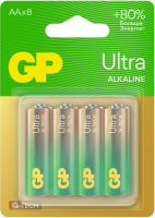 Батарея GP Ultra 15AUA21-2CRSBC8 AA (8шт) блистер