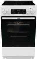 Плита Электрическая Gorenje GECS5C70WA белый/черный стеклокерамика (без крышки)