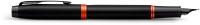 Ручка перьев. Parker IM Vibrant Rings F315 (2172943) Flame Orange PVD F сталь нержавеющая подар.кор.
