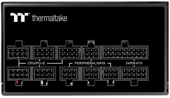Блок питания Thermaltake ATX 1200W Toughpower GF1 ARGB 80+ gold 24+2x(4+4) pin APFC 140mm fan color LED 12xSATA Cab Manag RTL
