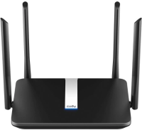 Роутер беспроводной Cudy X6 AX1800 10/100/1000BASE-TX черный