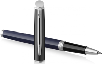 Ручка роллер Waterman Hemisphere Colour Blocking (2202849) корп.черн/синий F чернила черн. подар.кор
