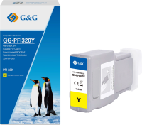 Картридж струйный G&G GG-PFI320Y PFI-320Y желтый (300мл) для Canon imagePrograf TM-200/200MFP/205/30