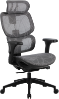 Кресло Cactus CS-MC555-GY черный/серый сетка