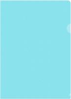 Папка-уголок Бюрократ Pastel -EPAST/BLUE A4 пластик 0.18мм голубой
