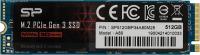 Накопитель SSD Silicon Power PCI-E 3.0 x4 512Gb SP512GBP34A80M28 M-Series M.2 2280