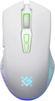 Мышь Defender Pandora GM-502 белый оптическая 3200dpi silent беспров. USB 6but (52502)