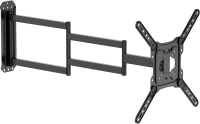 Кронштейн для телевизора Ultramounts UM959 черный 23"-65" макс.35кг настенный поворот и наклон