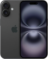 Смартфон Apple A3288 iPhone 16 256Gb черный моноблок 3G 4G 2Sim 6.1" 1179x2556 iOS 18 48Mpix 802.11 a/b/g/n/ac/ax/be NFC GPS Protect
