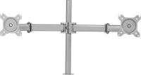 Кронштейн для мониторов Cactus CS-VM-D29-AL серебристый 13"-27" макс.8кг настольный поворот и наклон