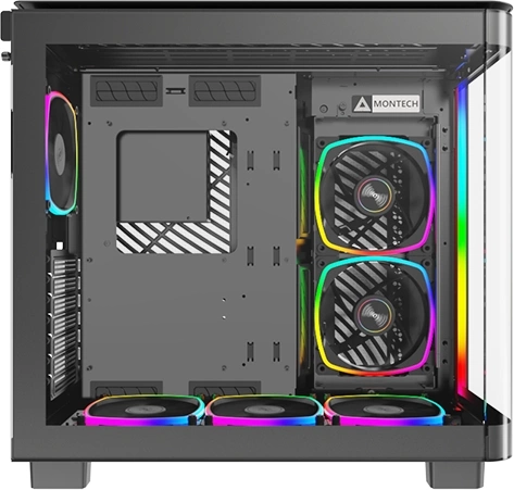 Корпус Montech King 95 Pro черный без БП ATX 7x120mm 2x140mm 2xUSB3.0 audio bott PSU