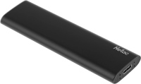 Накопитель SSD Netac USB-C 2Tb NT01ZSLIM-002T-32BK Z Slim 1.8" черный