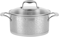 Кастрюля Rondell Vintage RDS-344 5л. d=24см (с крышкой) стальной