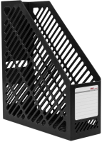 Лоток вертикальный Deli E9842 BLACK E9842 1отд. для бумаг черный пластик