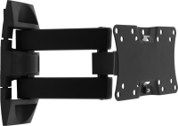 Кронштейн для телевизора Holder LCDS-5065 черный 19"-32" макс.30кг настенный поворот и наклон