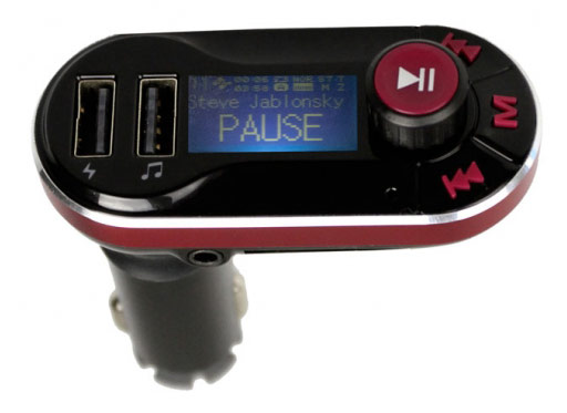Автомобильный FM-модулятор Ritmix FMT-A780 черный SD USB (15118201)