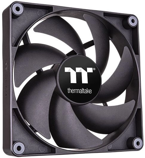Вентилятор для корпуса Thermaltake CT120 120х120x25 черный 4-pin 25.8дБ (упак.:2шт) (CL-F147-PL12BL-A) Ret