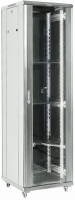 Шкаф коммутационный Rexant (04-4266-211) напольный 42U 600x600мм пер.дв.стекл металл 2 бок.пан. направл.под винты 800кг серый 80кг 230град. 2054мм IP20 сталь