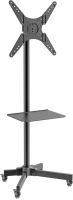 Стойка для телевизора Kromax OMEGA-16 черный 26"-60" макс.35кг напольный поворот и наклон