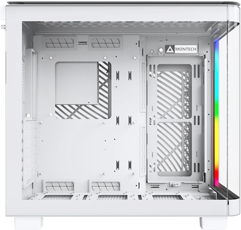 Корпус Montech King 95 белый без БП ATX 9x120mm 6x140mm 2xUSB3.0 audio bott PSU