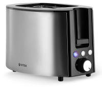 Тостер Vitek VT-7159 750Вт серебристый/черный