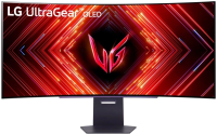 Монитор LG 44.5" (113.03см) 45GS95QE-B OLED WQ чер HDMI DP USB M/M HAS Piv 1000cd Ex Cur