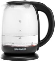 Чайник электрический Starwind SKS4517 1.7л. 2200Вт черный (корпус: стекло)